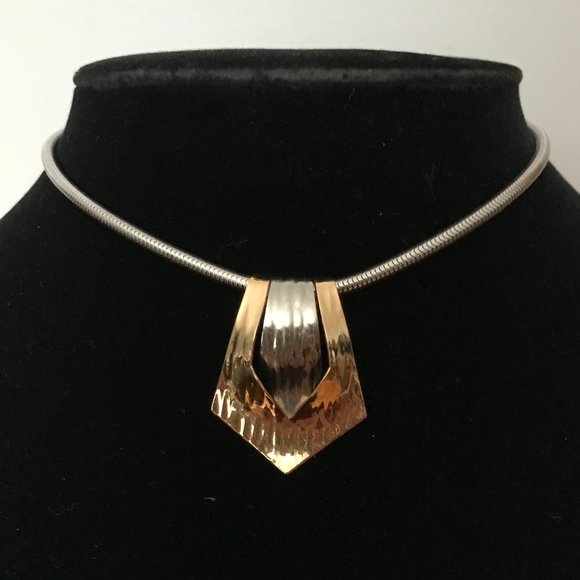 Vintage Napier Pendant Choker Necklace - Picture 1 of 4